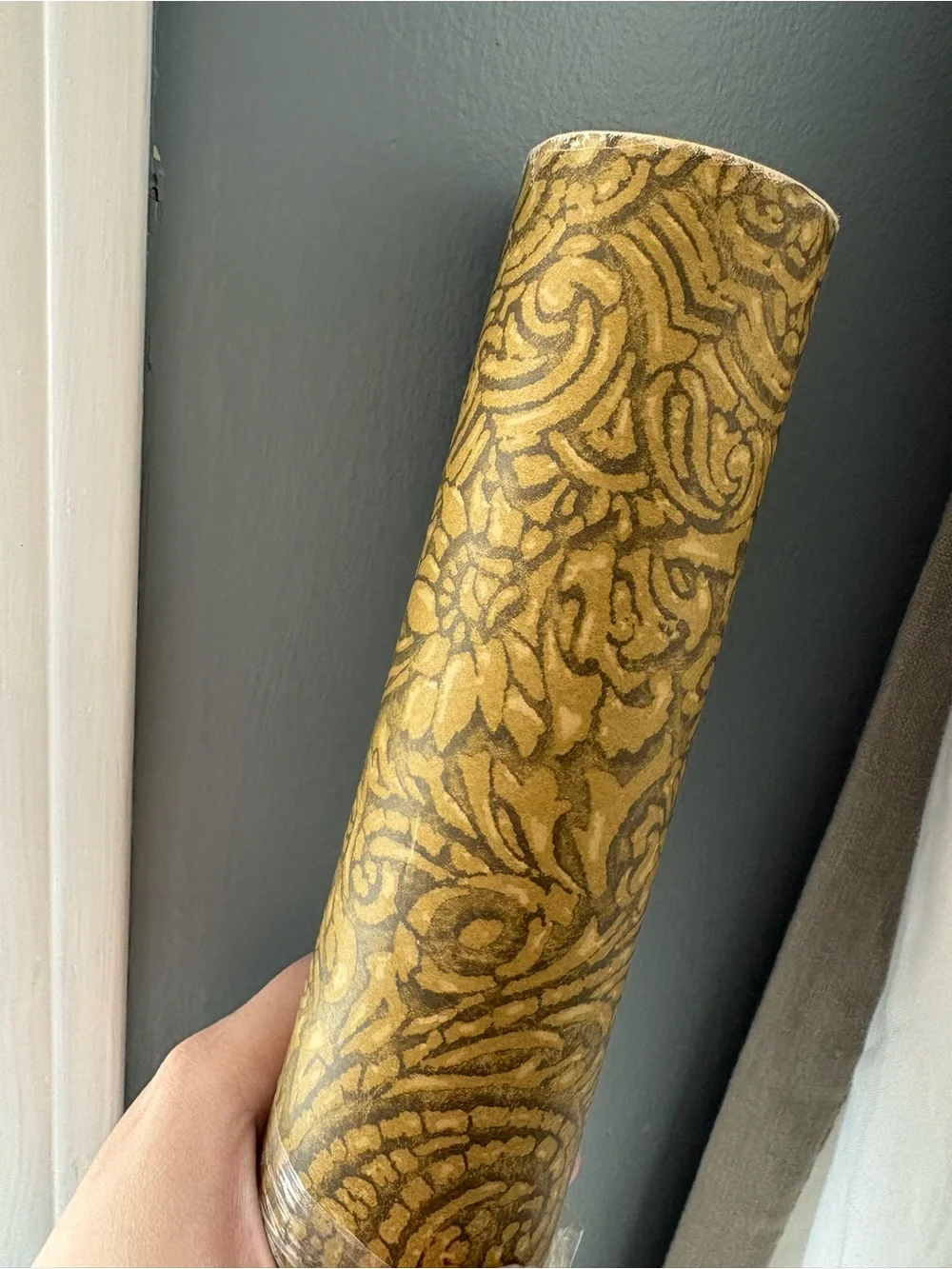 6 rolls Ralph Lauren Home Oakhill Damask wallpaper moody vibes